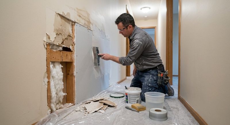 Ceiling Water Damage Repair in Olathe, KS