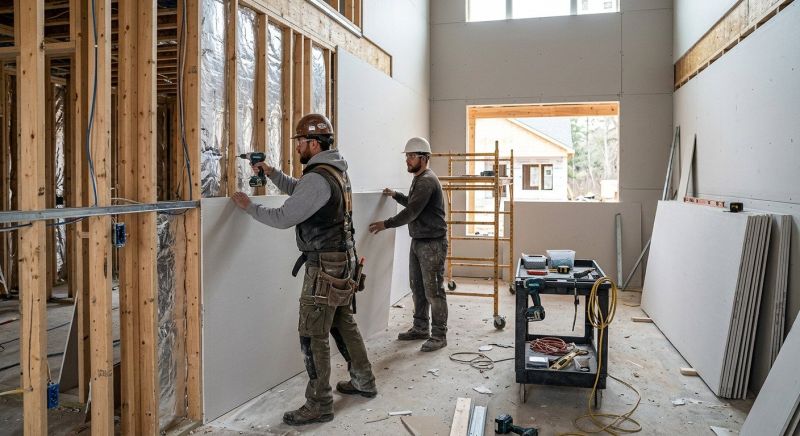 Garage Wallboard Installation in Conroe, TX