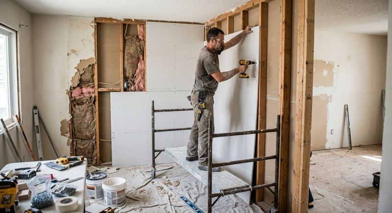 Kitchen Drywall Installation in Overland Park, KS